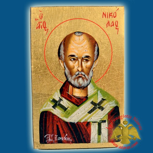Orthodox Icons Hand Painted St. Nicholas Collection Orthodoxe Ikone Nikolaus - Picture 4 of 12
