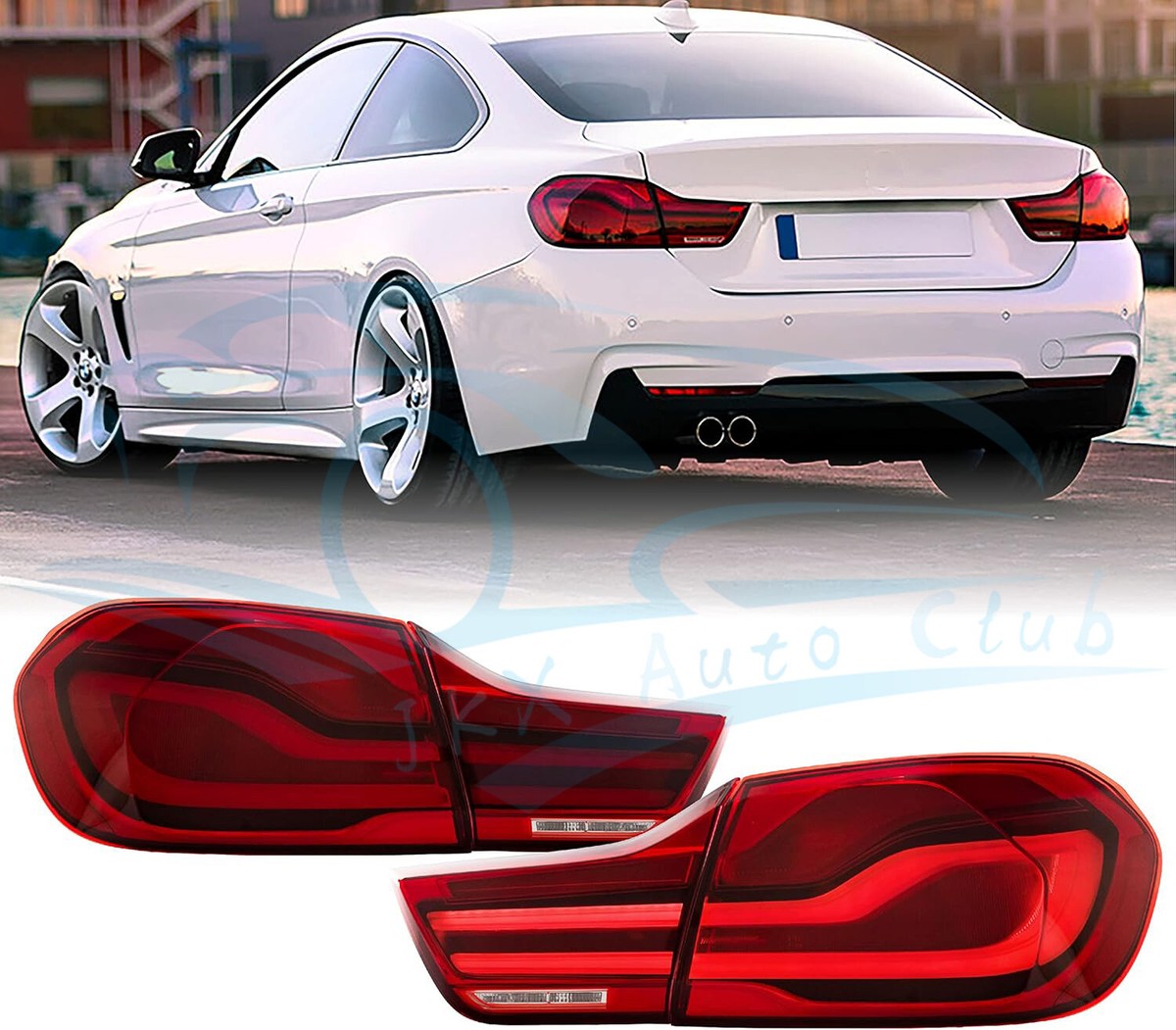 Left &Right Red LED Tail Lights c For BMW 4 Series F32 F33 F36 Pre