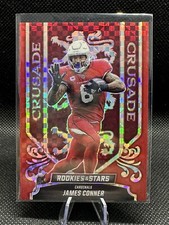 2023 Panini Rookies & Stars CRUSADE Longevity Red Plaid James Conner  #CR-1