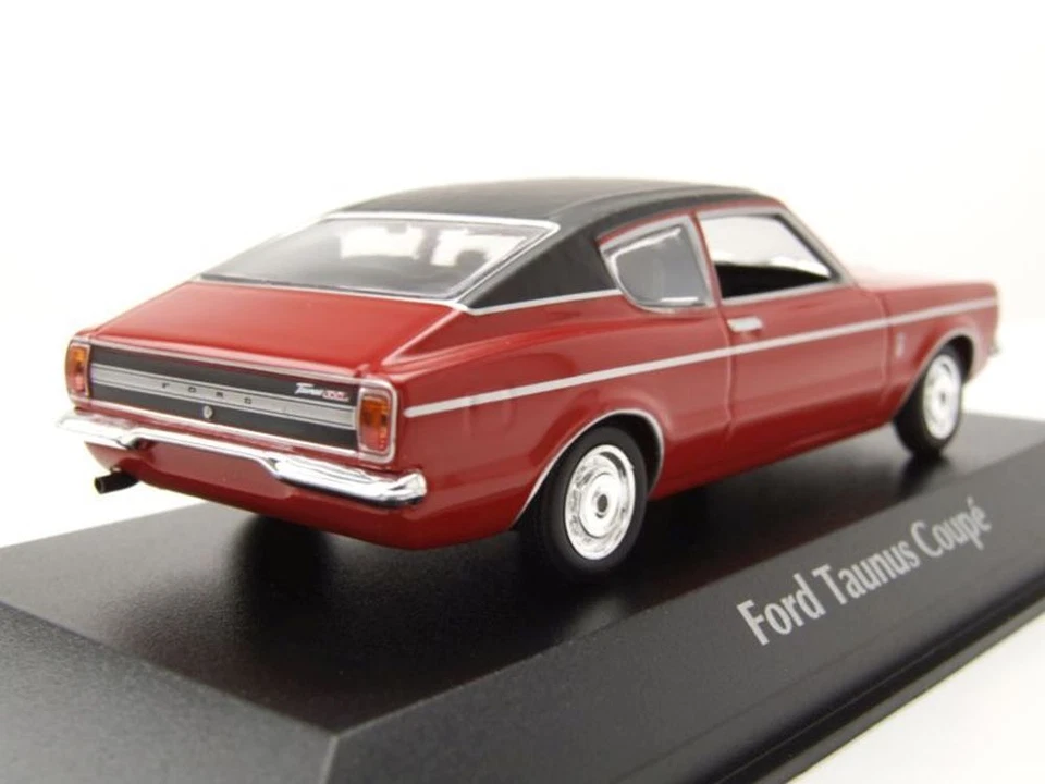 Ford Taunus Coupe 1970 rot Modellauto 1:43 Maxichamps - Bild 2 von 4
