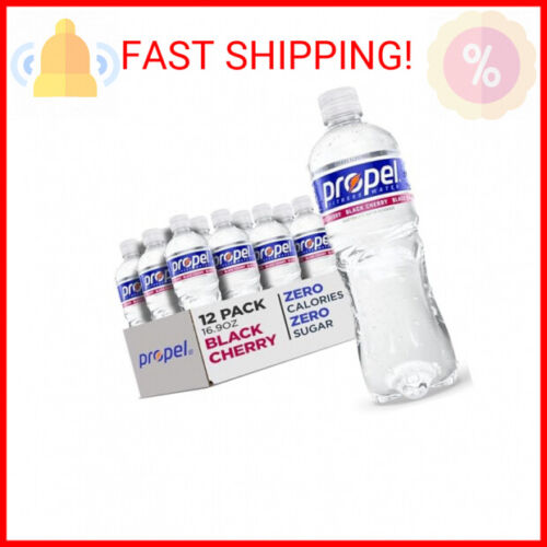 Propel Black Cherry, Zero Calorie Sports Drinking Water with Electrolytes and Vi