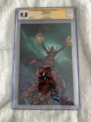 Deadpool #5 CGC 9.8 SIGNED BY DREW ZUCKER - SDCC 2023 Convention Virgin Variant