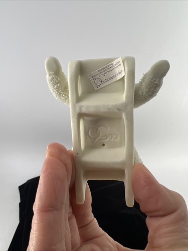 Set 2 Snowbabies Figures Mini Angel Sled - Picture 4 of 10