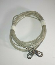Heavy Duty 320 Inch Oversized Plastic Lined Steel Pet Leash Used Good