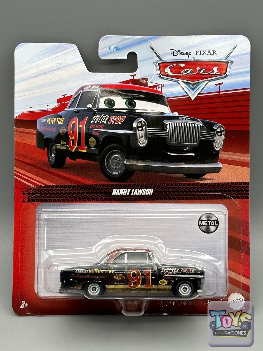 Disney Pixar Cars RANDY LAWSON #91 Sputter stop Metal series