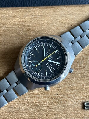 Seiko Helmet Black 6139 7101 Original Preserved Working Automatic 
