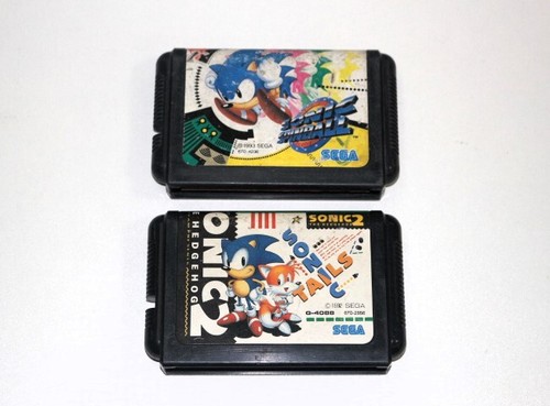 Sonic the Hedgehog 2 Sega Mega Drive MD NTSC-J Version japonaise Complet Cib - Jeux vidéo