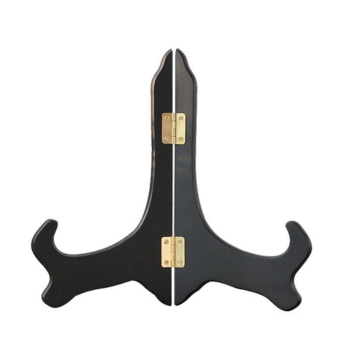 Bard's Supporto Per Piatti In MDF Noce - 2 Pezzi, Altezza 35,6 Cm, Per Piatti Da 33 A 43 Cm