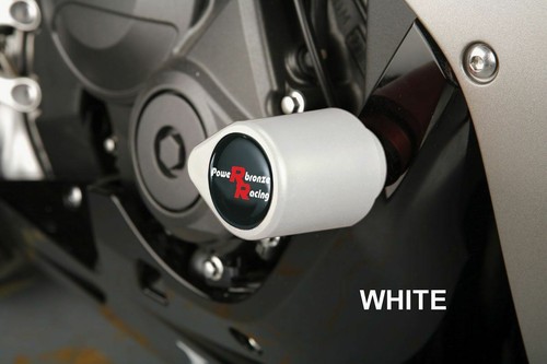 BMW S1000R 17-2019 White High Impact Crash Protection Powerbronze RRP £83 - Imagen 6 de 12