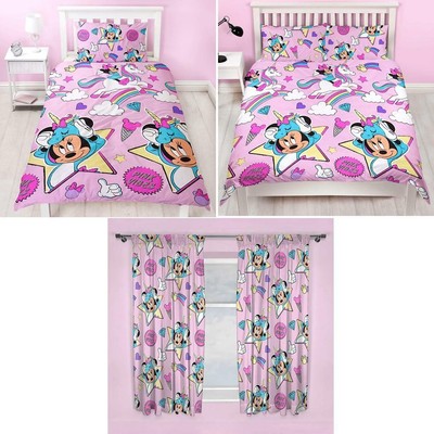 Disney Minnie Mouse Unicorns Single Or Double Duvet Cover