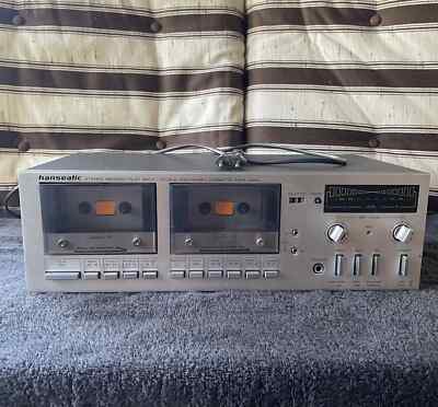 Hanseatic Stereo Record/Play Back/Double Mechanism Cassette Tape Deck LD-500