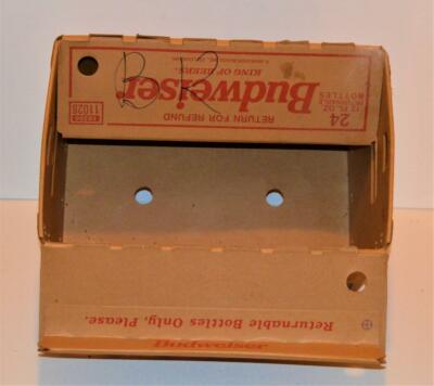 Vintage Budweiser King of Bears 24 bottles empty box | eBay