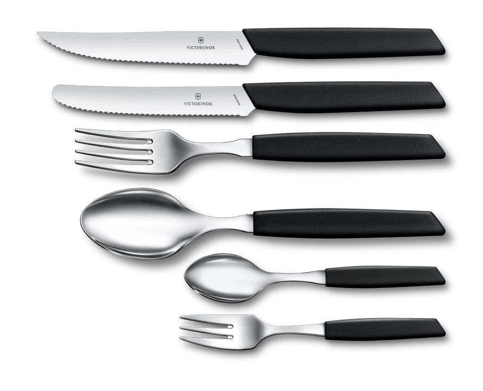 Victorinox - Cuchillo de tomate dentado 11 cm moderno suizo - negro - 6.9003,11 W Foto 4 de 4