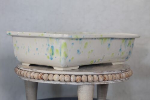 Spring Meadow Porcelain Bonsai Pot #2131 – Perfect for Indoor Bonsai - Picture 2 of 10