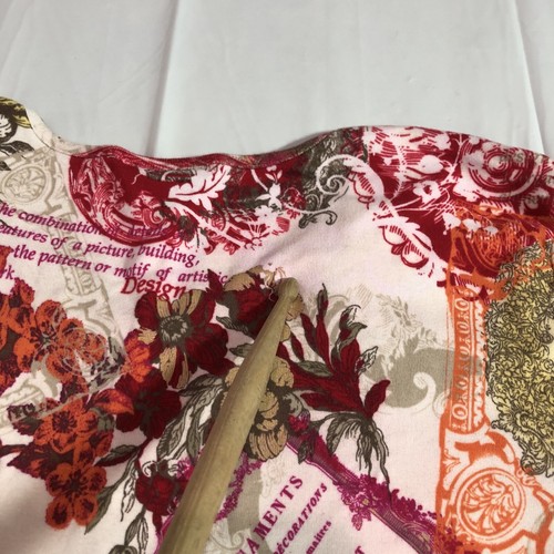 C.J Banks Shirt Women's 3X 3/4 Sleeve Floral Casual Classiccore Red Top - Picture 7 of 11