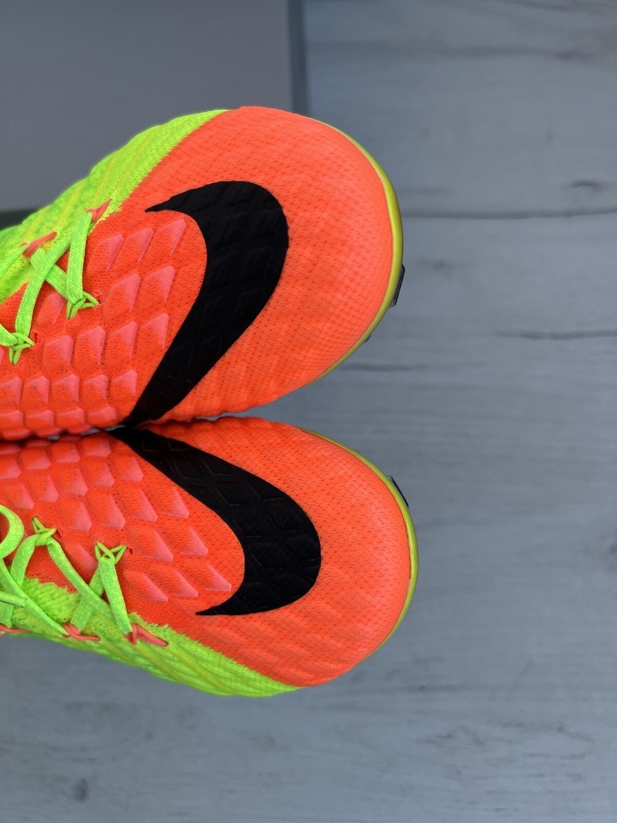 Nike Hypervenom Phantom 3 Elite Green Orange Professional Football