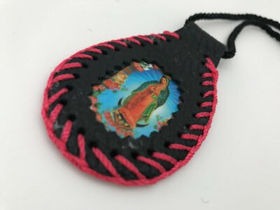 Religius/Scapular/Virgen de Guadalupe Escapulario Color Rosa