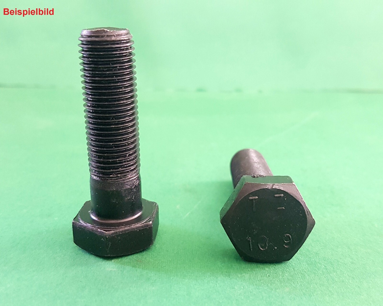 DIN 960 Stahl 8.8 blank M 12x1,25x80 - Sechskantschrauben, Feingewinde - Teilgewinde | metrisch | Sechskantkopf | Schrauben
