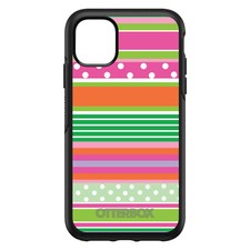 OtterBox Symmetry for Apple iPhone Pick Model - Green Pink White Polka Dot