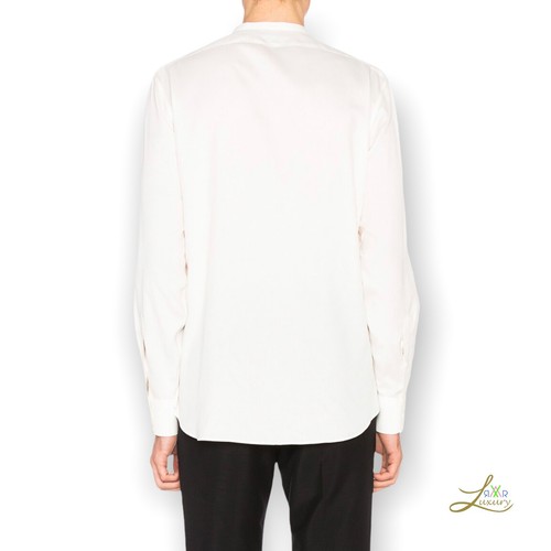 Alexander McQueen Mandarin Collar Silk Shirt Size 41 - Picture 8 of 8
