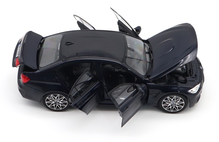 2017 BMW M3 COMPETITION SEDAN BLUE 1:18 OPENING BODY PARTS