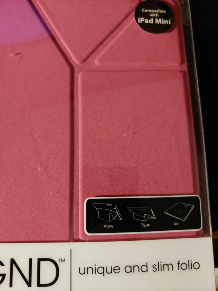 Folio Incipio LGND único y delgado para iPad Mini 1ª generación rosa. Nuevo Foto 4 de 4