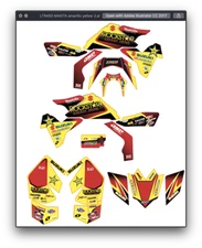 Fits Suzuki LTR450R GRAPHIC KIT STIKERS DECAL kit LTR 450r all years