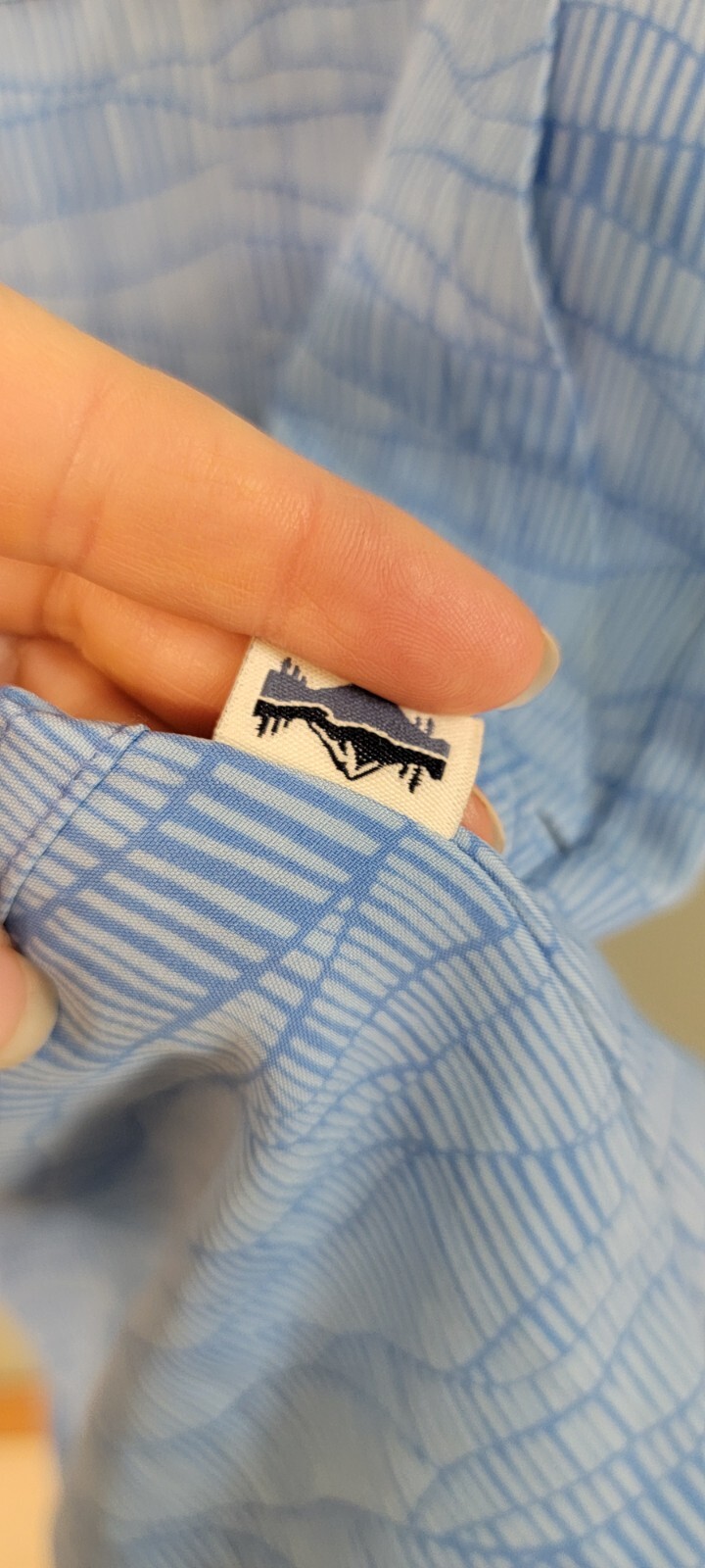 Shore To Summit Sun Protection Dress Blue Sea Mist Outdoor Dress Size L