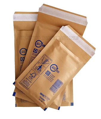 AroFOL Genuine Gold Bubble Padded Envelopes mailer bags *ALL SIZES / QTY'S*