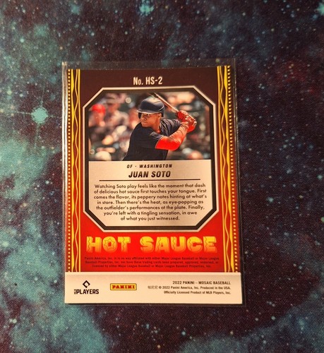 2022 Panini Mosaic - Hot Sauce #HS-2 Juan Soto - Picture 2 of 2