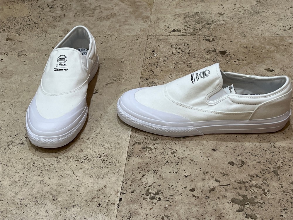 ADIDAS  Originals Nizza RF Slip Shoes White Size 13