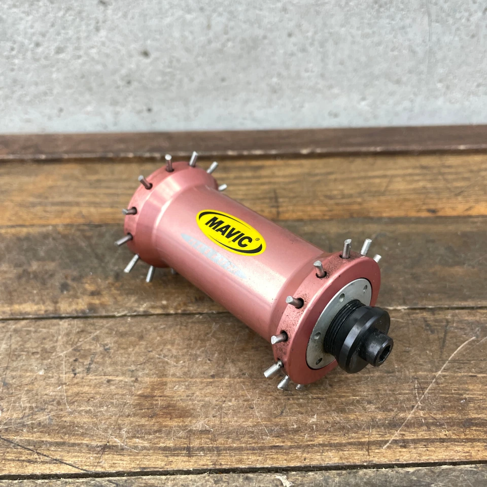 Vintage Mavic Helium Hub 26h 26 Hole Road Front Straight Pull 100 mm Sealed FADE - Image 4 of 4