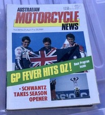 Rare 1989 Australian motorcycle news magazine ￼Phillip Island Program