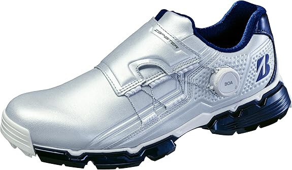 BRIDGESTONE Golf Shoes ZSP-BITER TOUR BOA WIDE Silver Blue SH2401