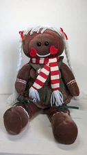 PBC International Musical Animated Plush Singing Christmas Gingerbread Girl 18” 