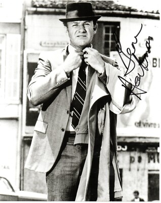 Gene Hackman als Popeye in French Connection signed 10x8 s/w Foto handsigniert