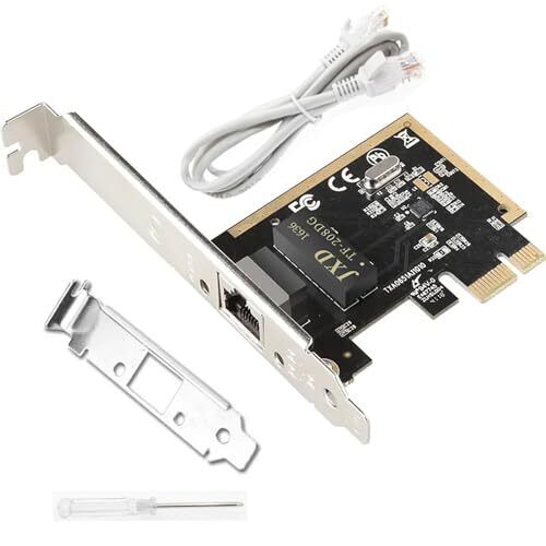 [Upgrade] PCIe Ethernet Card Nic 10/100/1000Mbps Gigabit PCI-Express Network ... - Picture 1 of 7