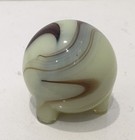 Vintage  Uranium Houze Slag Glass Cigarette/Cigar Lighter Shell, UV Positive — photo 7