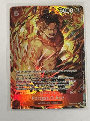 #ad Portgas.D.Ace Illustration Box Vol.5 ST15 005 One Piece Promotion Cards Foil $2.95