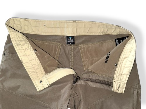 Kuhl Shorts Silencr Kargo Quick Dry Ripstop Outdoor Hiking GreenKhaki sz 35 NWOT - Picture 3 of 11