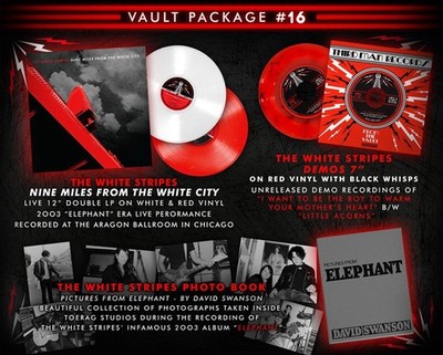 Third Man Records TMR Vault #16 The White Stripes Jack White Record Vinyl 12  7 