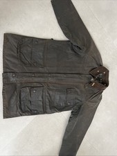 Barbour Solway Zipper 40” 102cm Wax Coat Vintage 80’s Been Re-waxed By Barbour
