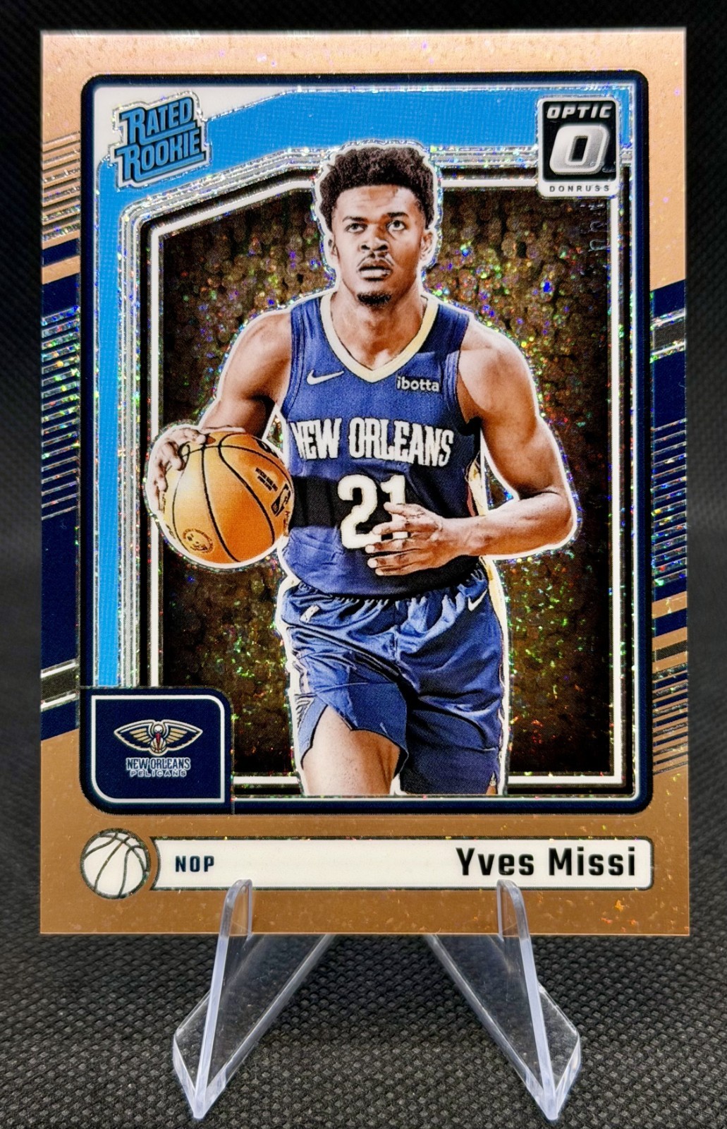 2024-25 Panini Optic Yves Missi Copper Glitter /99 265