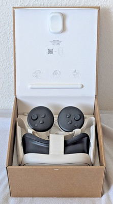 Meta Quest 3 [512 GB] VR-Headset + OVP + 2 Controller + Zubehör - Linsenspuren