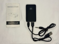 Wireless Audio Bluetooth Receiver and Transmitter For Airplanes & Other 3.5mm