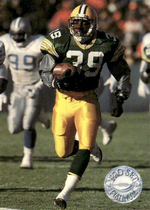 Card Platinum Pro Set 1991 # 193 Thompson Green Bay Packers Platinum Performer