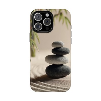 Zen Stones Stacked Sand Garden | Phone Ink Case | Custom Made, Lifetime Warranty