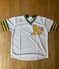 New Oakland Athletics A's 1973-1981 size M White Jersey Night SGA Las Vegas