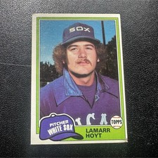 Topps 1981 LaMarr Hoyt #164 Chicago White Sox Base Set Baseball Card