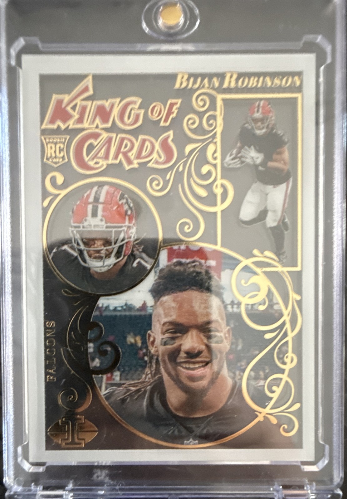 2023 Panini Illusions - King of Cards Bijan Robinson #15 (RC)